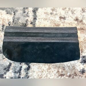 Black Lauren Merkin Magnetic Clutch